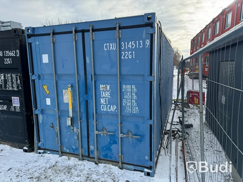 Container, 20 fot inklusive innehåll