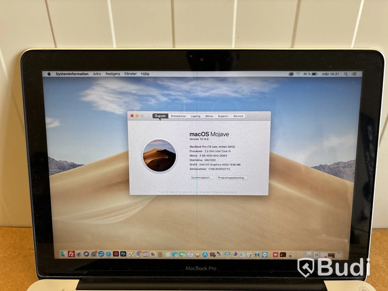 13” Apple MacBook Pro (i5 2,5 GHz, mid 2012)