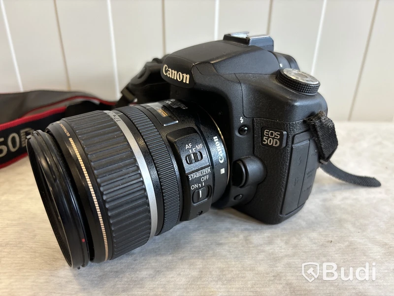Digital systemkamera Canon EPS 50D med 4 st objektiv