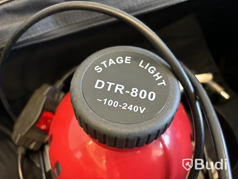 3 st studiolampor halogen Bresser DTR-800 med stativ & väska