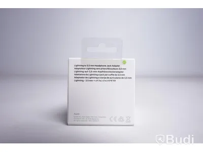 Adapter 3st - Apple Lightning to Headphone Jack. Ny, Obruten förpackning.