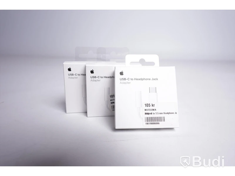 Adapter 3st - Apple USB-C to Headphone Jack. Ny, Obruten förpackning.