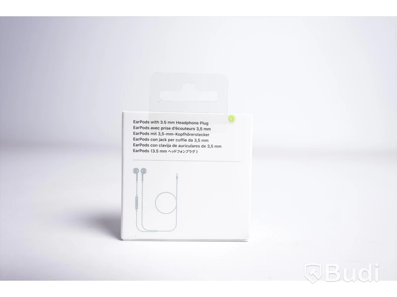 Hörlurar 2st - Apple EarPods (Headphone Plug). Ny, Obruten förpackning.