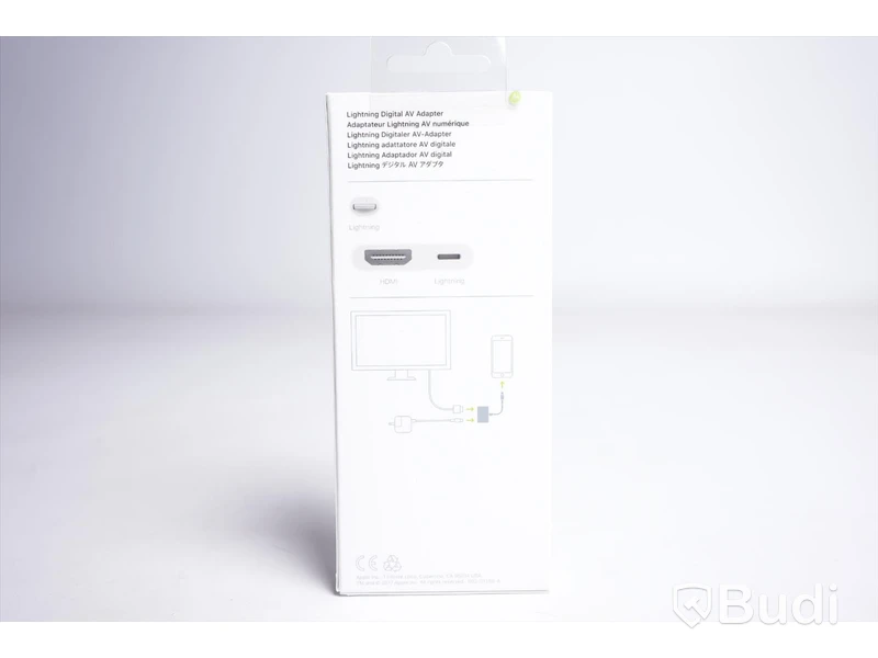 Adapter - Apple Lightning to Digital AV. Ny, Obruten förpackning.