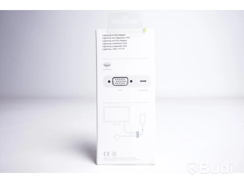 Adapter - Apple Lightning to VGA. Ny, Obruten förpackning.