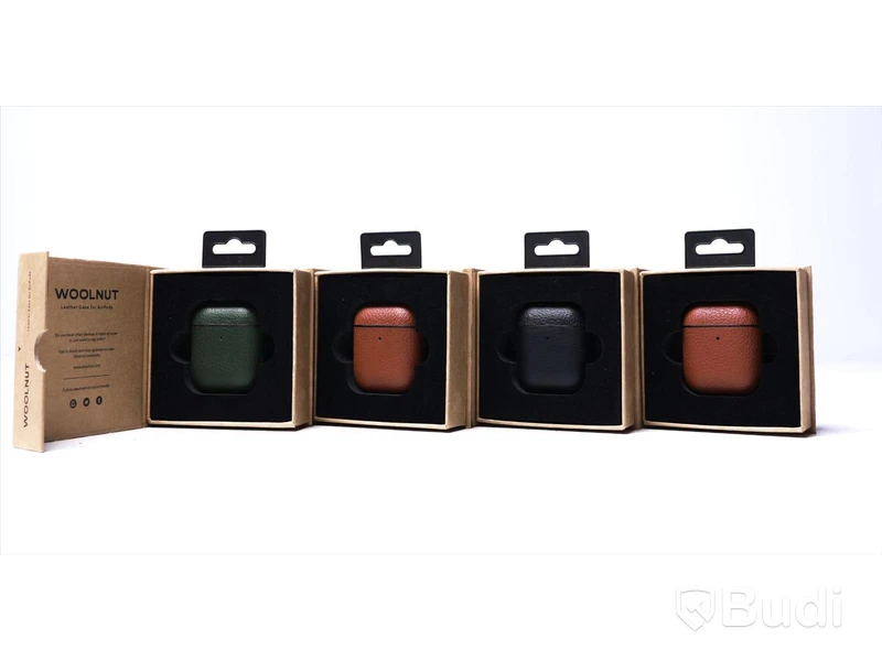 Skydd till Airpods 4st - Woolnut Leather Case for Airpods 1st & 2nd gen. Ny, Obruten förpackning.