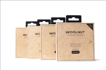 Skydd till Airpods 4st - Woolnut Leather Case for Airpods 1st & 2nd gen. Ny, Obruten förpackning.