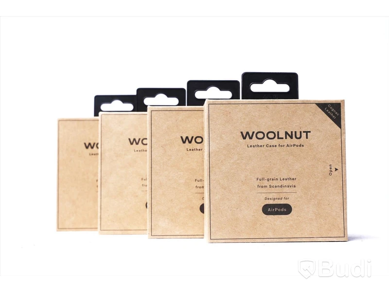 Skydd till Airpods 4st - Woolnut Leather Case for Airpods 1st & 2nd gen. Ny, Obruten förpackning.