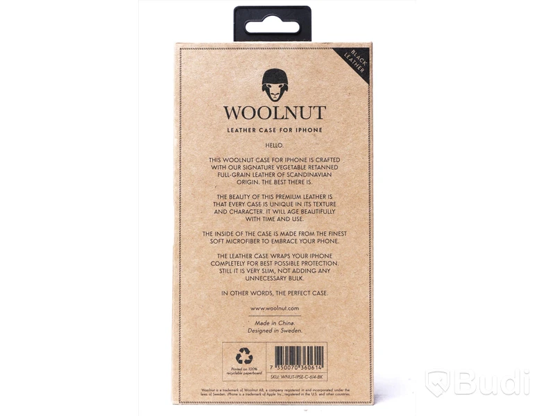 3 st. Skydd till iPhone Woolnut Leather Case for iPhone SE 2nd gen. Obruten förpackning.