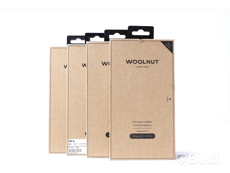 Skydd till iPhone 4st - Woolnut Leather Case for iPhone 12/12 Pro. Ny, Obruten förpackning.