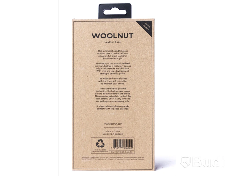 5 st. Skydd till iPhone Woolnut Leather Case for iPhone 12/12 Pro. Obruten förpackning.