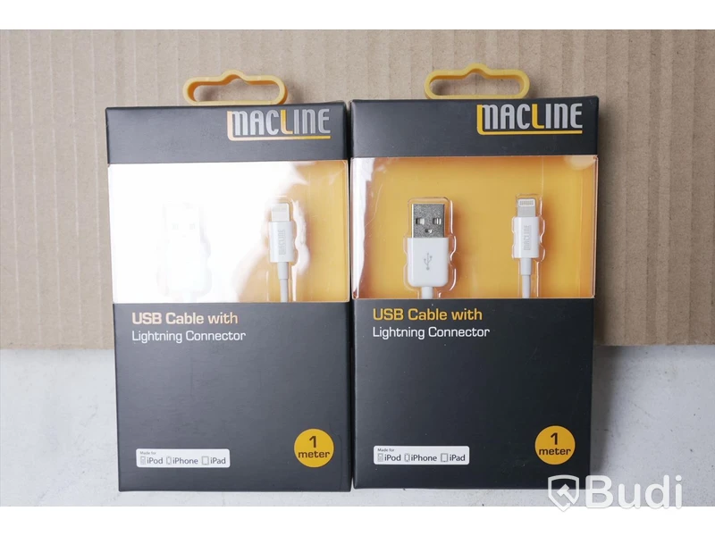 Lightning kablar 40st - MacLine USB Cable with Lightning Connector 1m