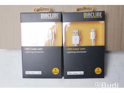 Lightning kablar 28st - MacLine USB Cable with Lightning Connector 1m