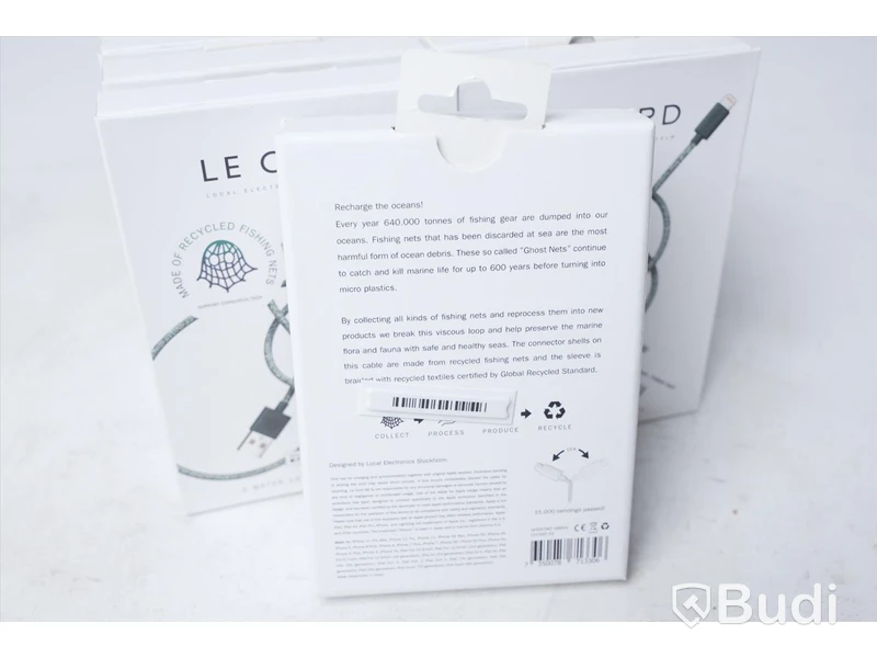 Lightning kablar 10st - Le Cord 2m. Nypris 285kr/st