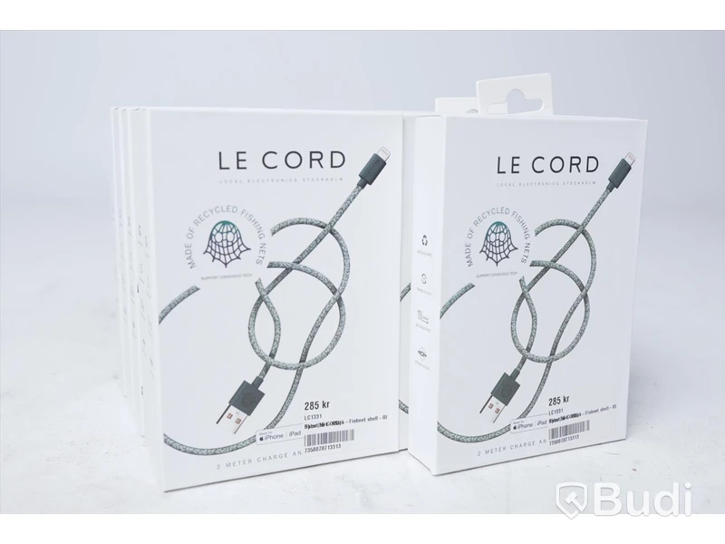 Lightning kablar 10st - Le Cord 2m. Nypris 285kr/st