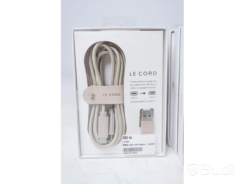 Lightning kablar med adapter 13st - Le Cord 2m. Nypris 385kr/st