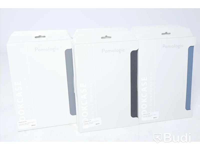 iPad Pro/Air skal 15st - Pomologic Bookcase iPad Air 2019 & iPad Pro 10,5". Nypris 389/st