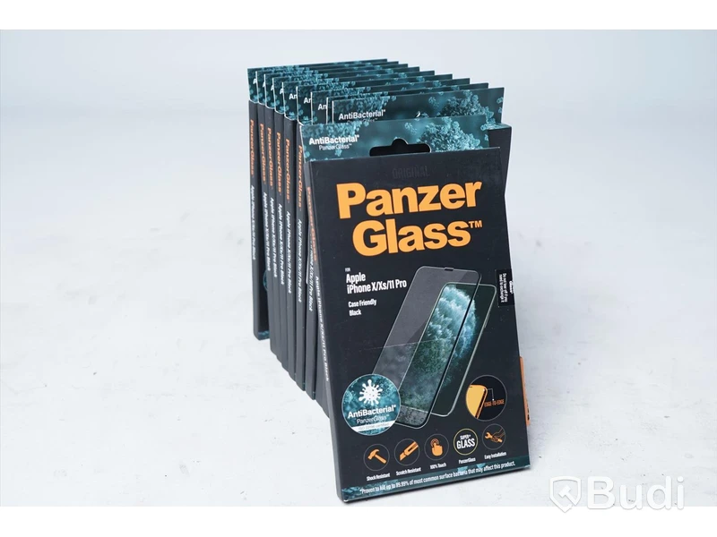 Skärmskydd 10st - Panzer Glass Antibacterial Apple iPhone X/Xs/11-Pro
