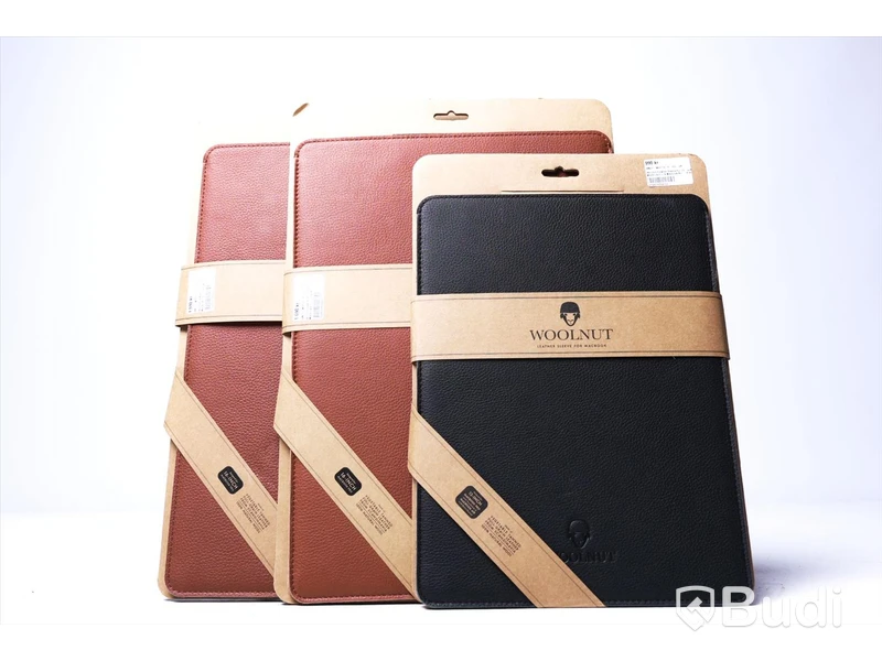 Skydd till Macbook 3st - Woolnut Leather Sleeve for Macbook 16" och 13". Ny, Obruten förpackning.