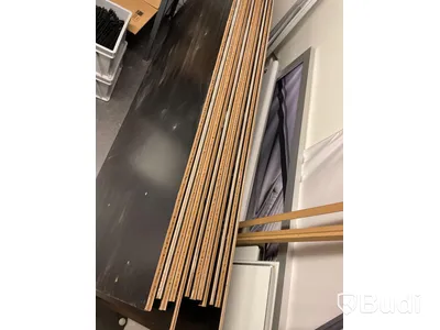 Spårpanel parti över 30 paneler i olika storlekar ink div spjut