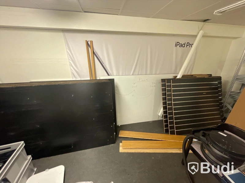 Spårpanel parti över 30 paneler i olika storlekar ink div spjut