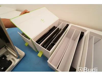 Skärmskyddsappliceringsmaskin från Belkin Trueclear Pro, med div passformar. Osäkert om komplett