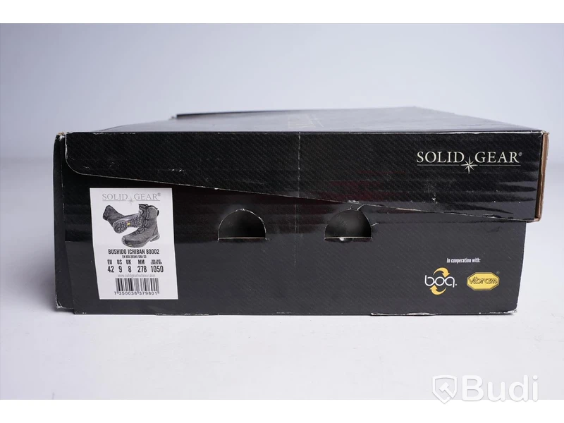Skyddskänga- SOLID GEAR Buschido Ichiban 80002, Mjukt spiktrampskydd och komposittåhätta, strl 42