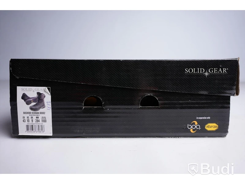 Skyddskänga- SOLID GEAR Buschido Ichiban 80002, Mjukt spiktrampskydd och komposittåhätta, strl 43
