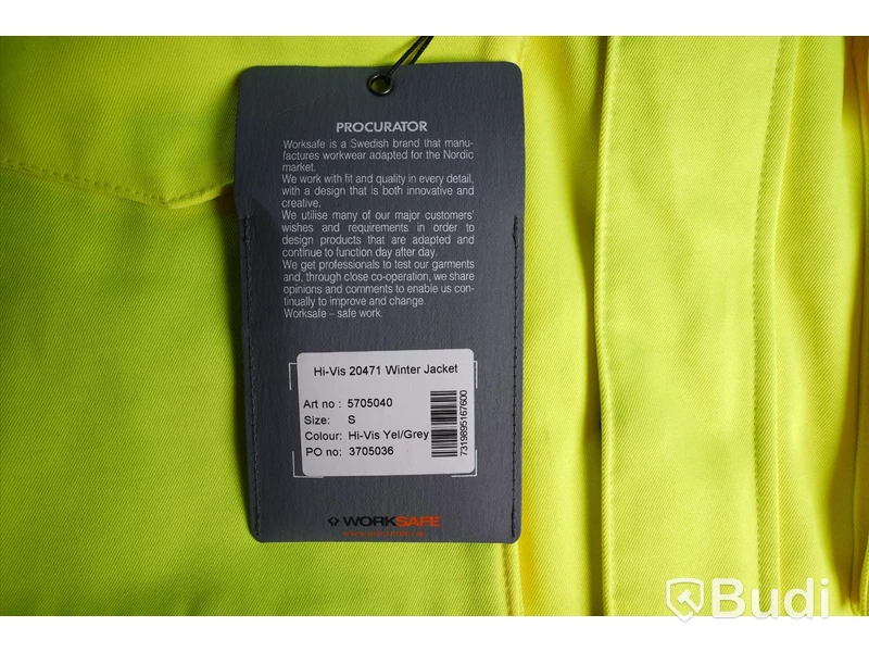 Vinterjacka - WORK SAFE Hi-vis 20471, strl  S
