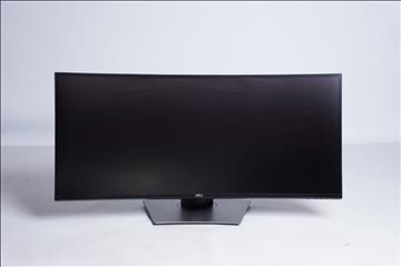 Välvd datorskärm - Dell, Flat Panel Monitor U3419W 34 tum.