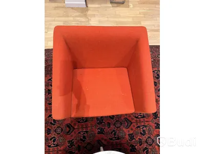 2 st soffor Offert, 2 st fåtöljer Scandiform, bord