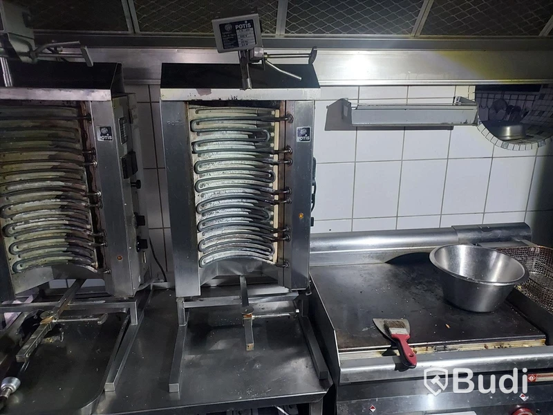 Kebabgrill Potis 50kg inkl hyvel