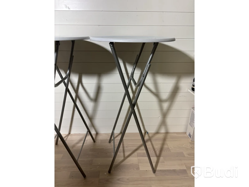 2 st ståbord/mässbord