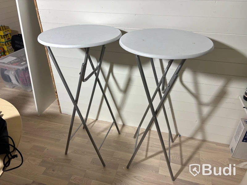 2 st ståbord/mässbord