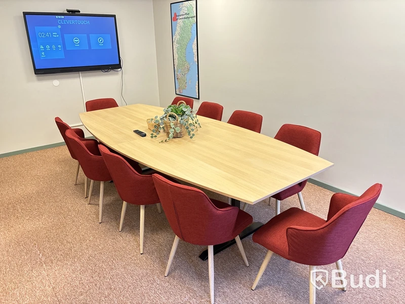 Konferensmöbel och 55-tums touchskärm