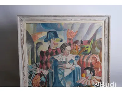 Konstverk - Georg Lindström, 1948. Tavla. 110x153. Inköpspris: 4 000 kr.