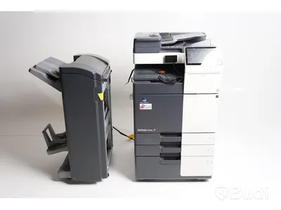 Skrivare med efterbehandlare - Konica Minolta bizhub C224e och FS-534.