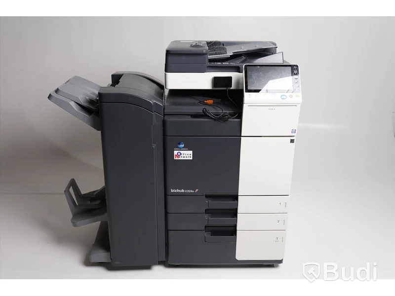 Skrivare med efterbehandlare - Konica Minolta bizhub C224e och FS-534.