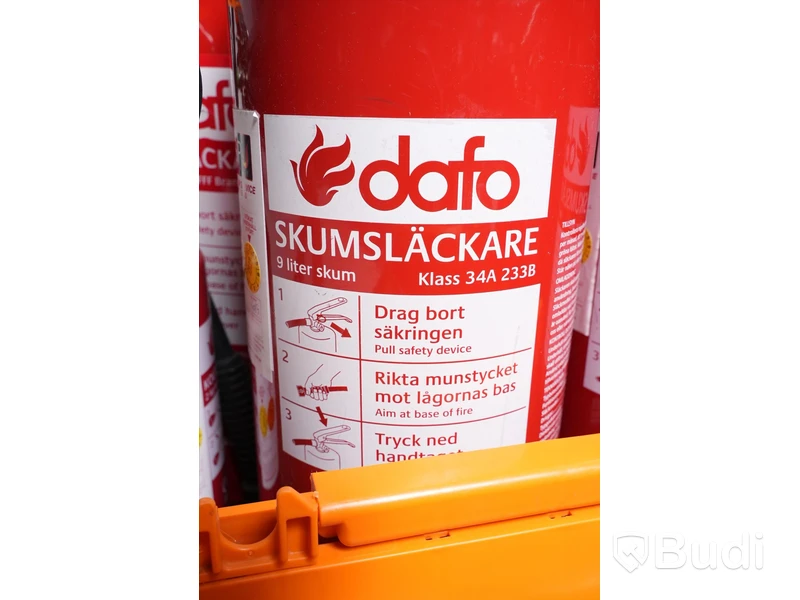 Parti med brandsläckare - Dafo