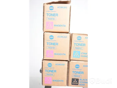 6 st Toner - Konica Minolta passar Bizhub skrivare