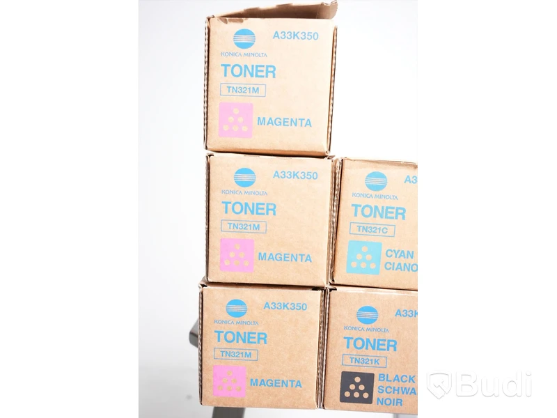 6 st Toner - Konica Minolta passar Bizhub skrivare
