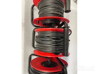 3 St 50m Kabelvindor signalkabel med XlR kontakter