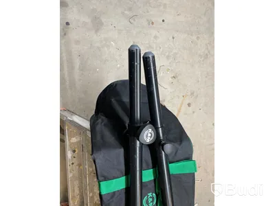 2 St K&M Högtalastativ med M20-35mm med bag