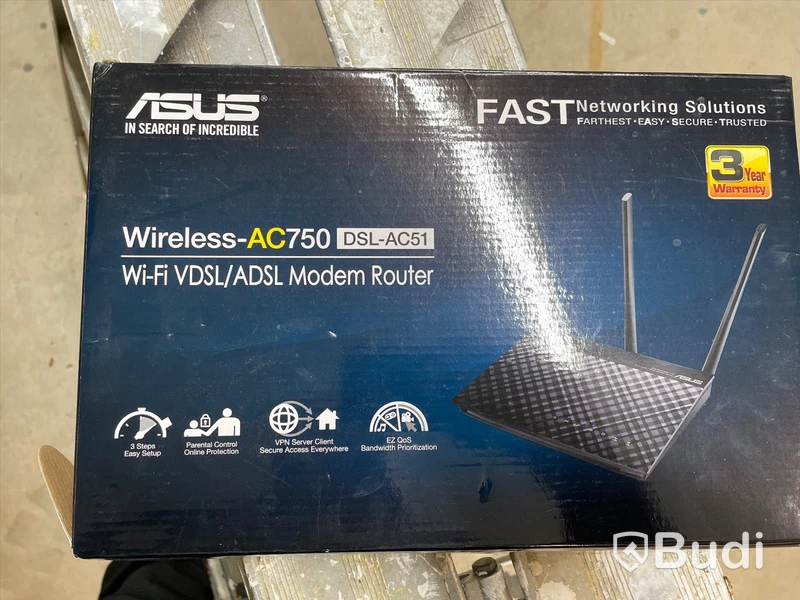 Asus AC750 Trådlös router, Dual-WAN, Dual-band, VDSL/ADSL+