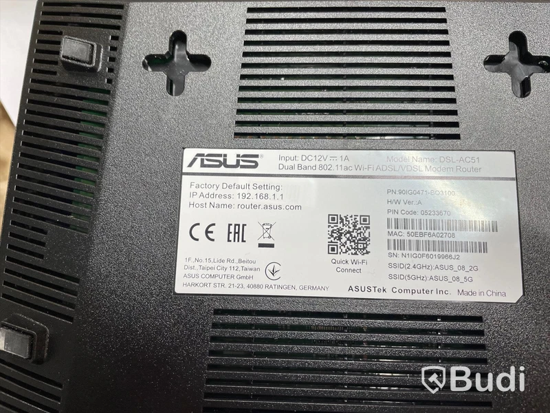 Asus AC750 Trådlös router, Dual-WAN, Dual-band, VDSL/ADSL+