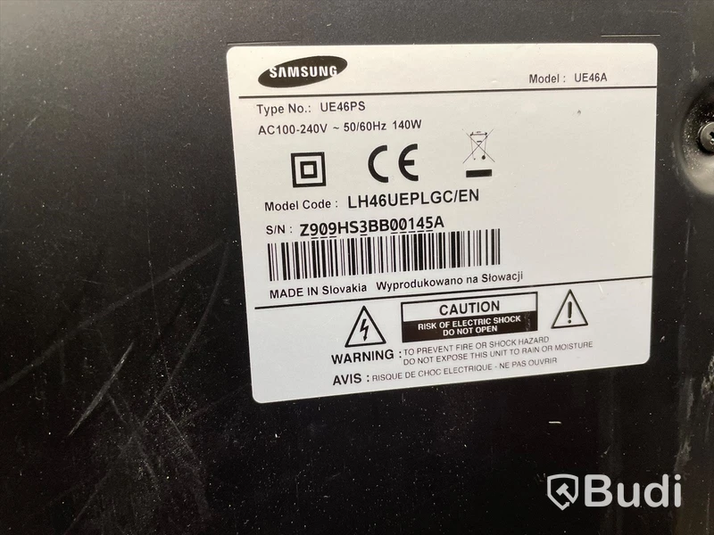 4 St 46” Slim LED Skärm Samsung pro med case