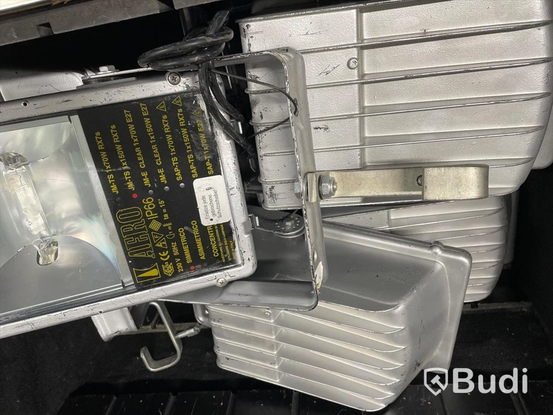 6 St Urladdning 150W flodljus AERO IP66 med case