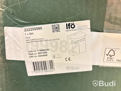Kommodpaket IFÖ, Cera, vit