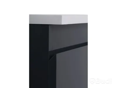 TVÄTTSTÄLLSSKÅP NORTIQ, VENEDIG MATT SVART 60CM