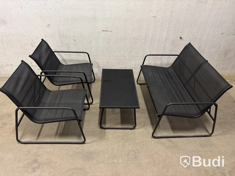 LOUNGESET SUNFUN MORA SVART